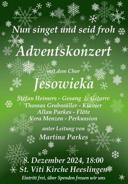 Plakat Adventskonzert 2024